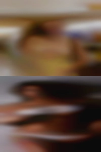 A blind man housewife grasping nude web cam for the door.